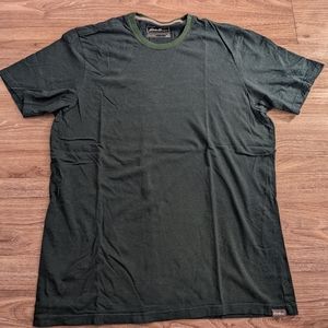 Eddie Bauer striped ringer style shirt